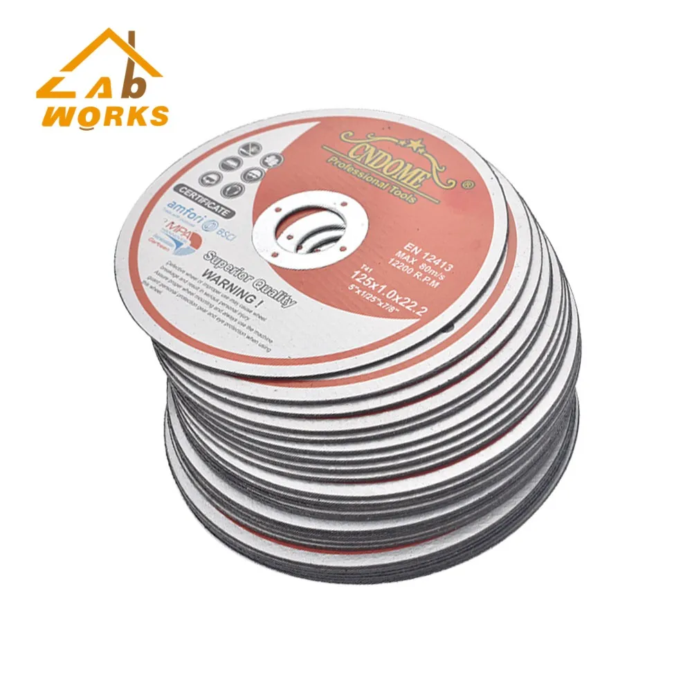 

Cutting Discs 50 Pack 5"x.040"x7/8" Cut-off Wheel - Metal & Stainless Steel