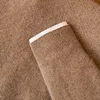 100% Cashmere Sweater Men's First-line ready to wear Semi High neck Knitted Pullover Autumn Winter New Base Sweater Menswear 5
