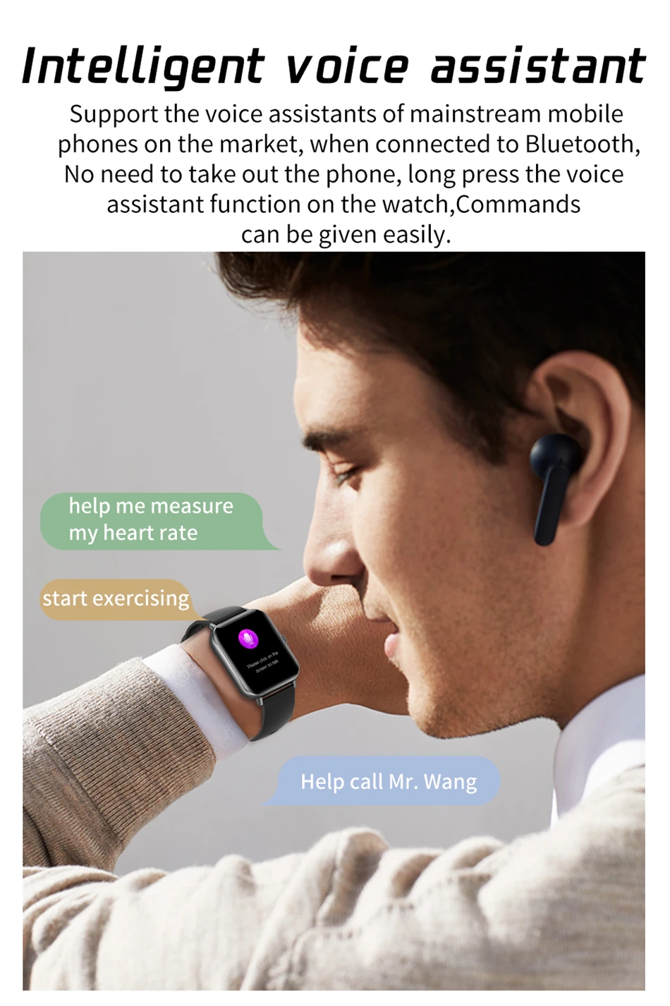 2022 New Smart Watch Men Full Touch Dial Call Sports Fitness Tracker IP67 Waterproof Bluetooth Answer Call Smartwatch Men Women
