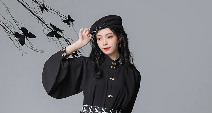 Black long shirt