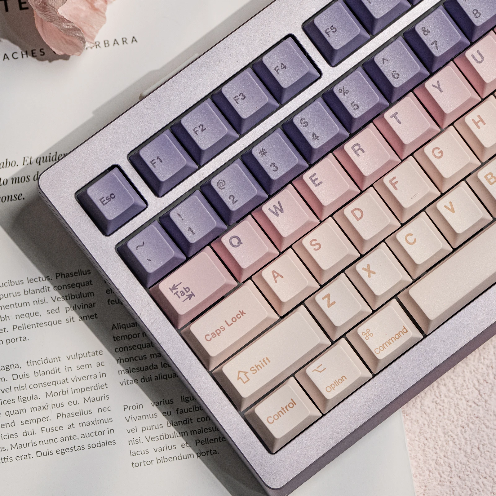 EPOMAKER-Lavender Jade Dye-Sublimação PBT Cherry Profile Set