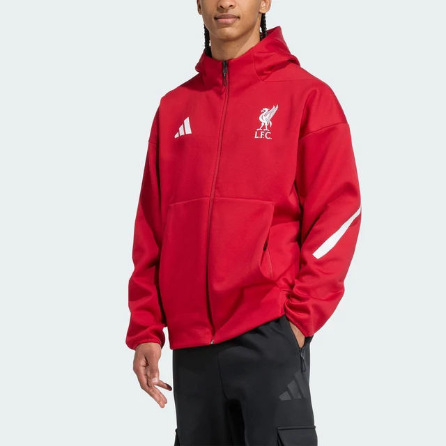 Adidas Authentic Liverpool Veste ample à capuche pour homme, sport et football JW5484 1