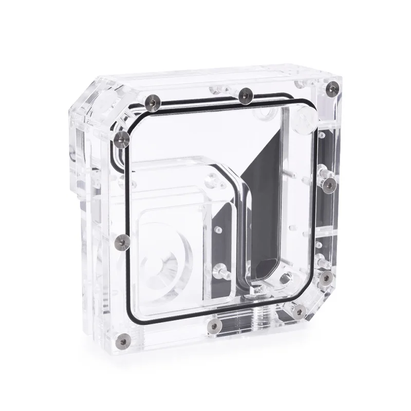 Alphacool Rise フラットリザーバー拡張水タンク互換 DDC ポンプ、5V