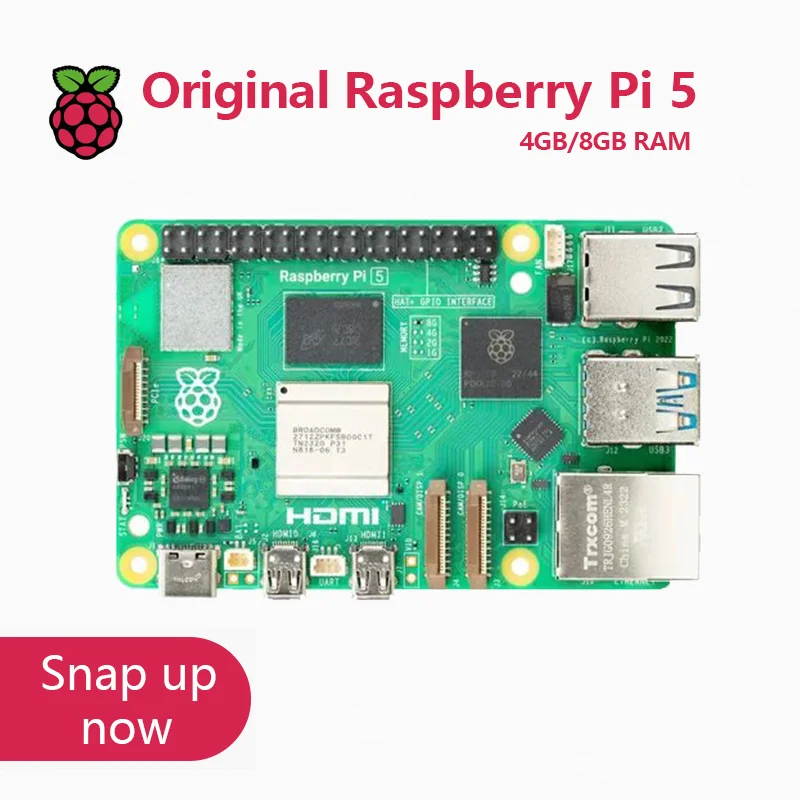 OfficialOriginalRaspberryPi5CortexA76Linux4GB8GBArmBoard