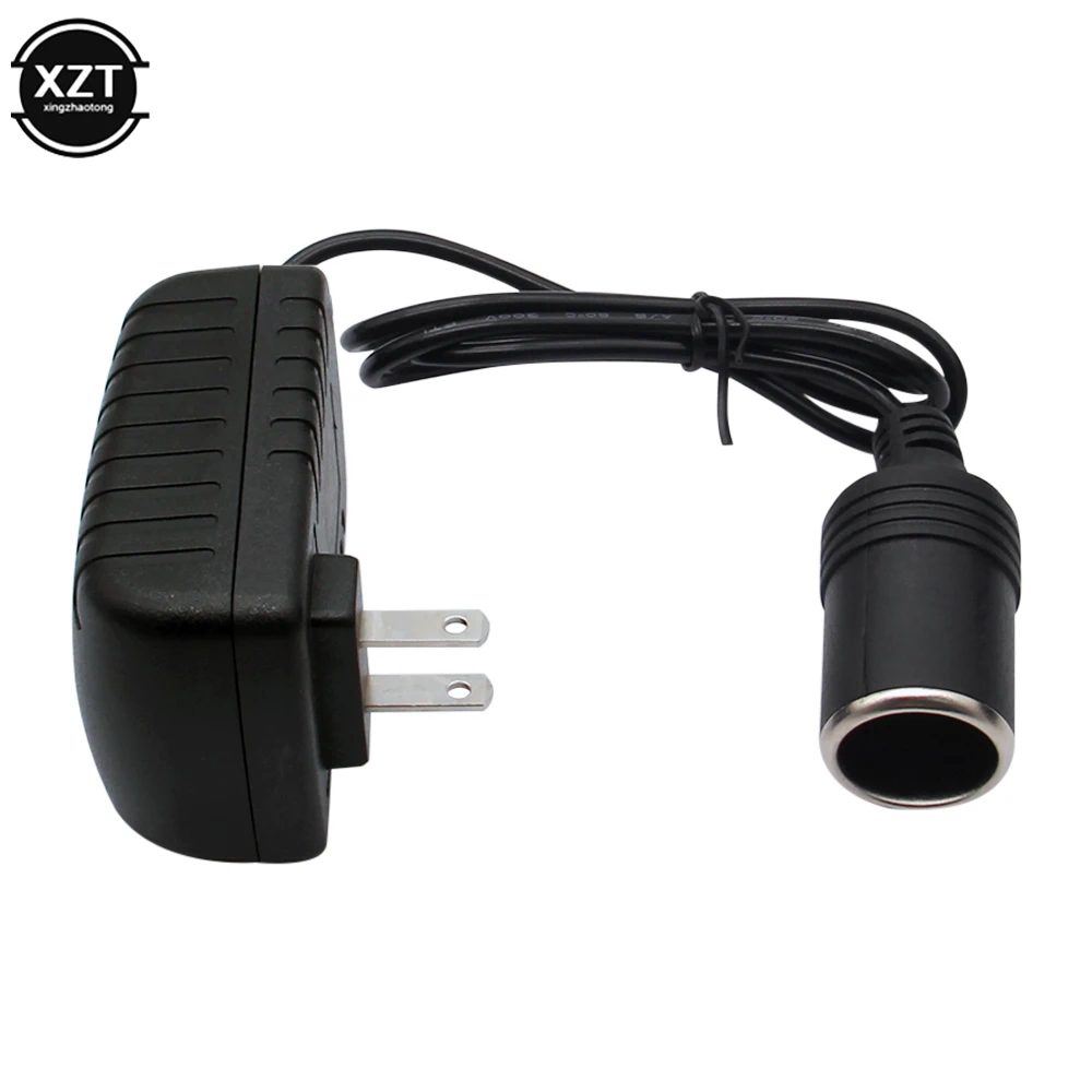 24W Car Cigarette Lighter Accessories 220V to 12V 2A Household Converter Cigarette Lighter Socket Adapter Car Charging Tester