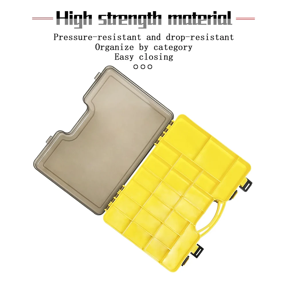 

1pc Double-Sided Waterproof Fishing Tackle Box Fish Hook Fishing Bait Storage Case Mini Portable Fishing Gear Accessories Box