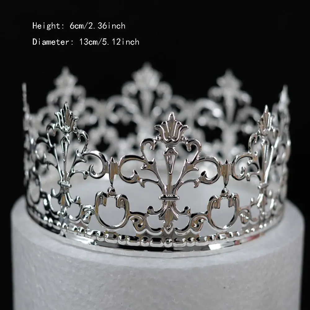 Description Picture 6 of item2022 New Crown Cake Topper Decoration Elegant Wedding DIY Cake Birthday Wedding Party Decorating Baking Decoration Supplies