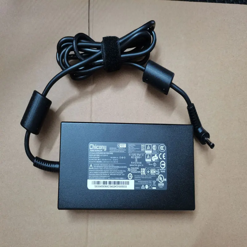 

NEW OEM Chicony 20V 11.5A 230W 5.5mm A17-230P1B For MSI Stealth GS66 12UGS-069AU RTX3070Ti Laptop Original Puryuan AC Adapter