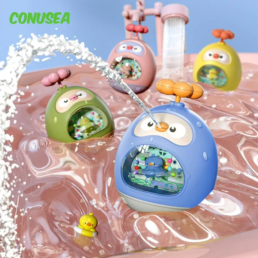 Baby Bath Toy Amphibious Cute Fun Spray Water Tumbler Toy Water Bathtub Pool Beach Kids Baby Toys 12 Months Bathing Bathroom 2