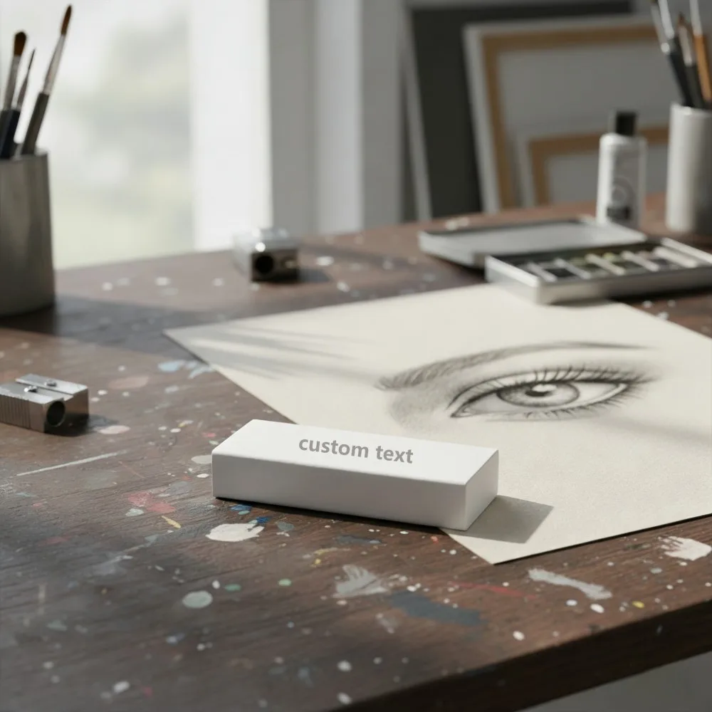 Personalized Custom Text Erasers - Creative Stationery