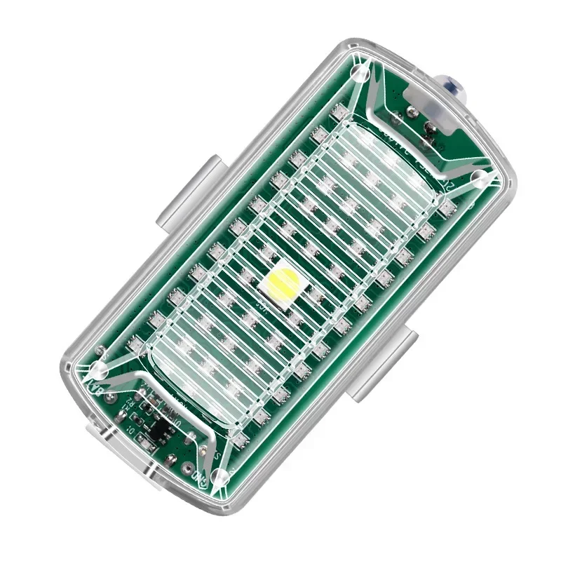 Kit Lumière Stroboscopique LED Moto Voiture Vélo avec Télécommande