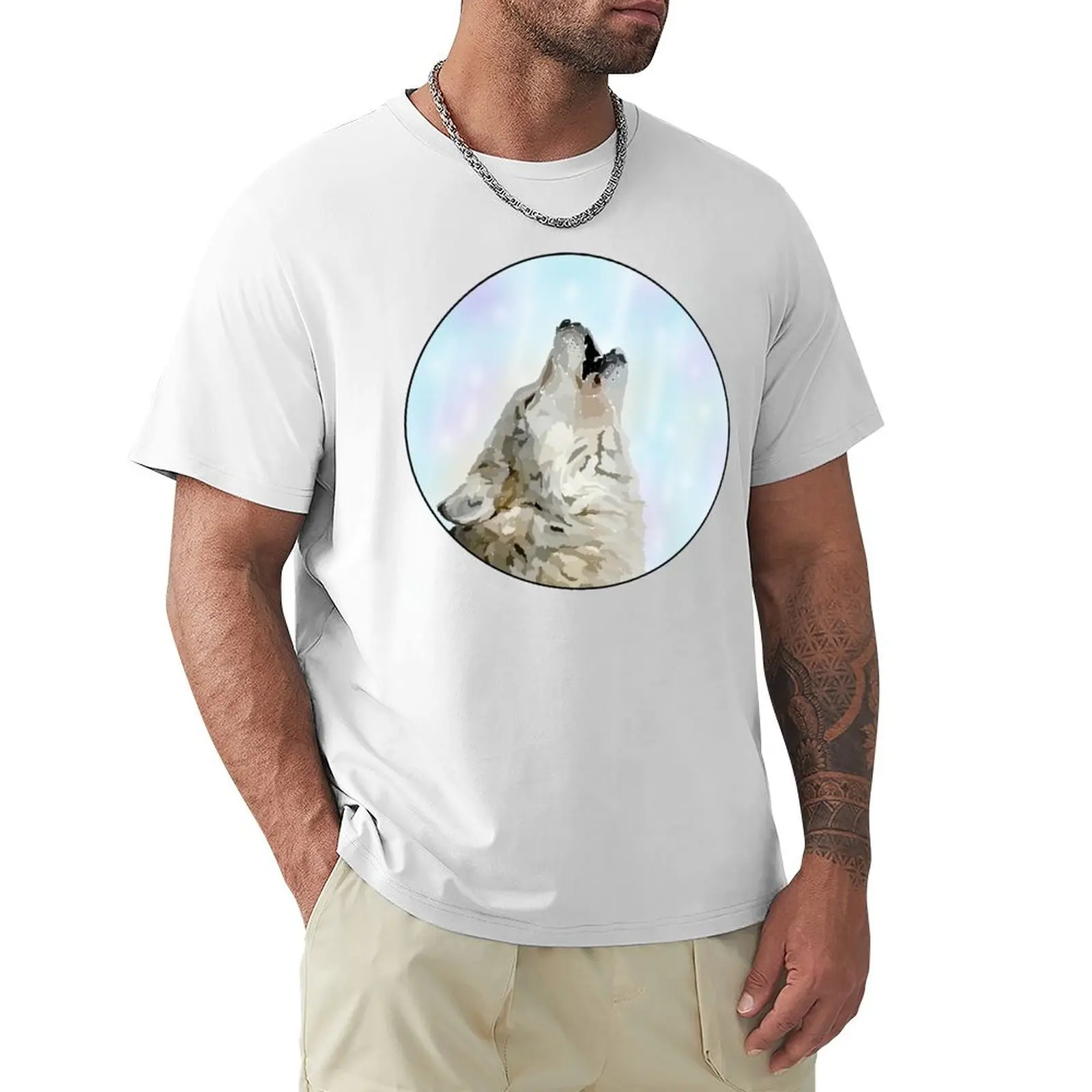 

winter wolf T-Shirt Blouse sports fans funnys sweat shirts, men