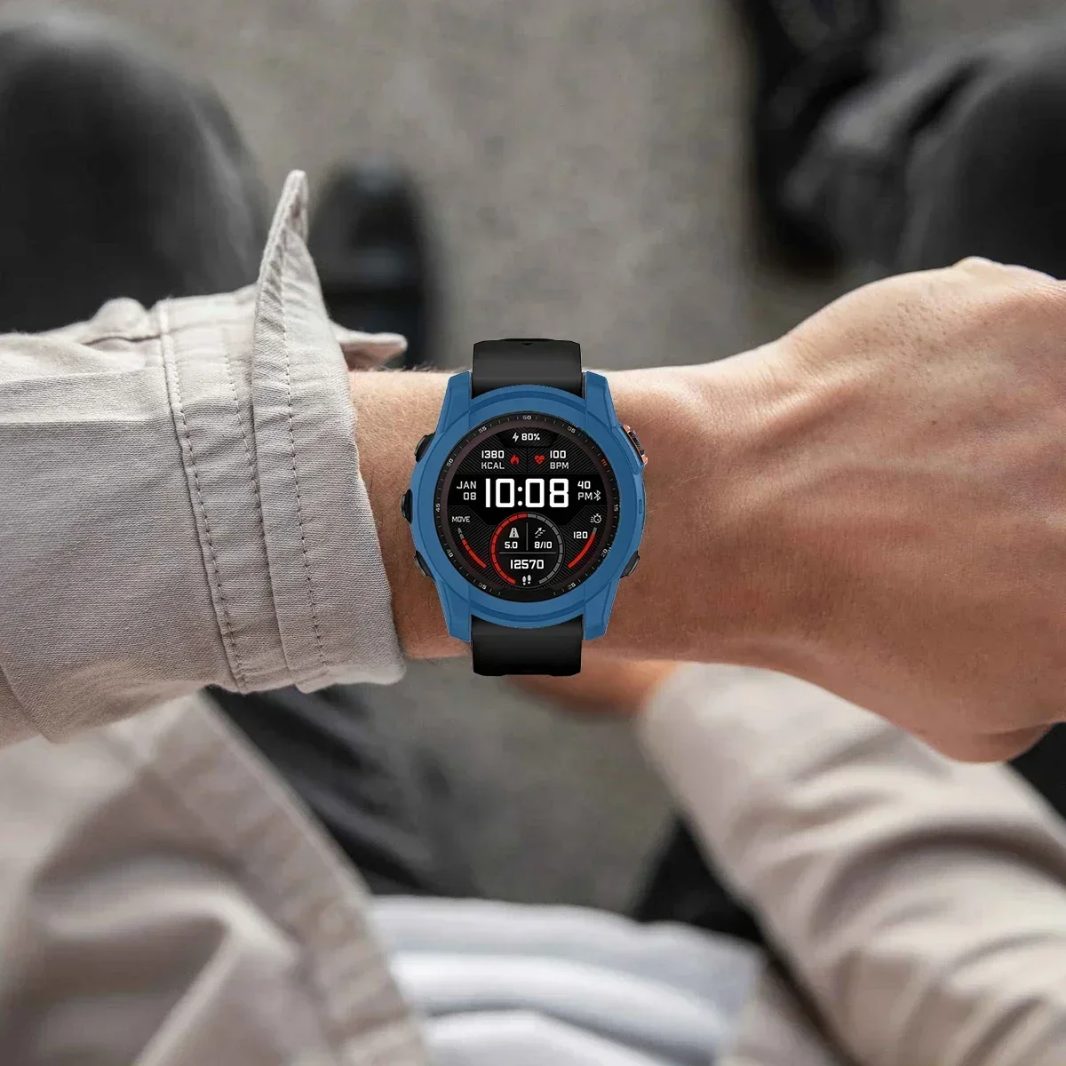 Soft Silicone TPU Watch Protective Case For Garmin Fenix 7X Pro 6X 5X Tactix 7 Pro Fenix 7 6 5 Enduro 2