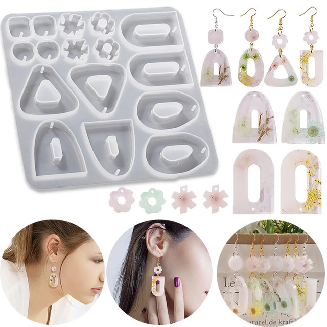 Earring Pendants Resin Molds Silicone Mold For Diy Uv Epoxy Pendant Crafts  Jewelry Making Casting Mould Jewelry Tool Accessories - Resin Diy&silicone  Mold - AliExpress