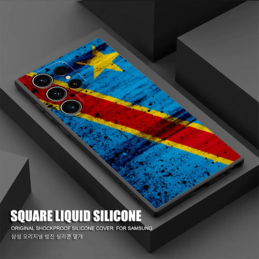 Democratic Republic of Congo Flag Silicone Phone Case