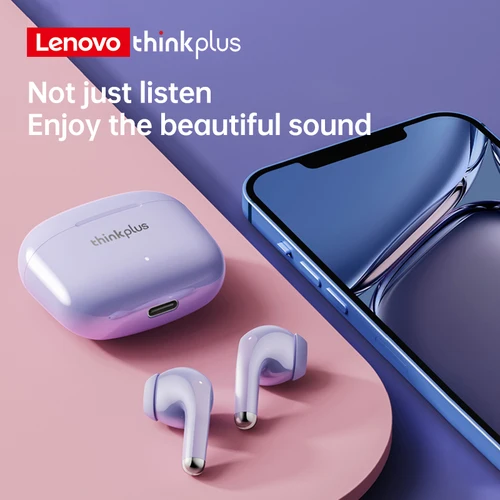 Lenovo-LP40 프로 무선 헤드폰, TWS 블루투스 이어폰, 터치 컨트롤, 스포츠 헤드셋, 스테레오 이어버드, 긴 대기 시간, 마이크 포함 3