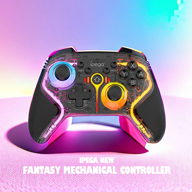 

Ipega New Mechanical Gaming Controller RGB Wireless Gamepad For Nintendo Switch /PS3/ PS4 /Android/iOS/ PC Vibration Joystick