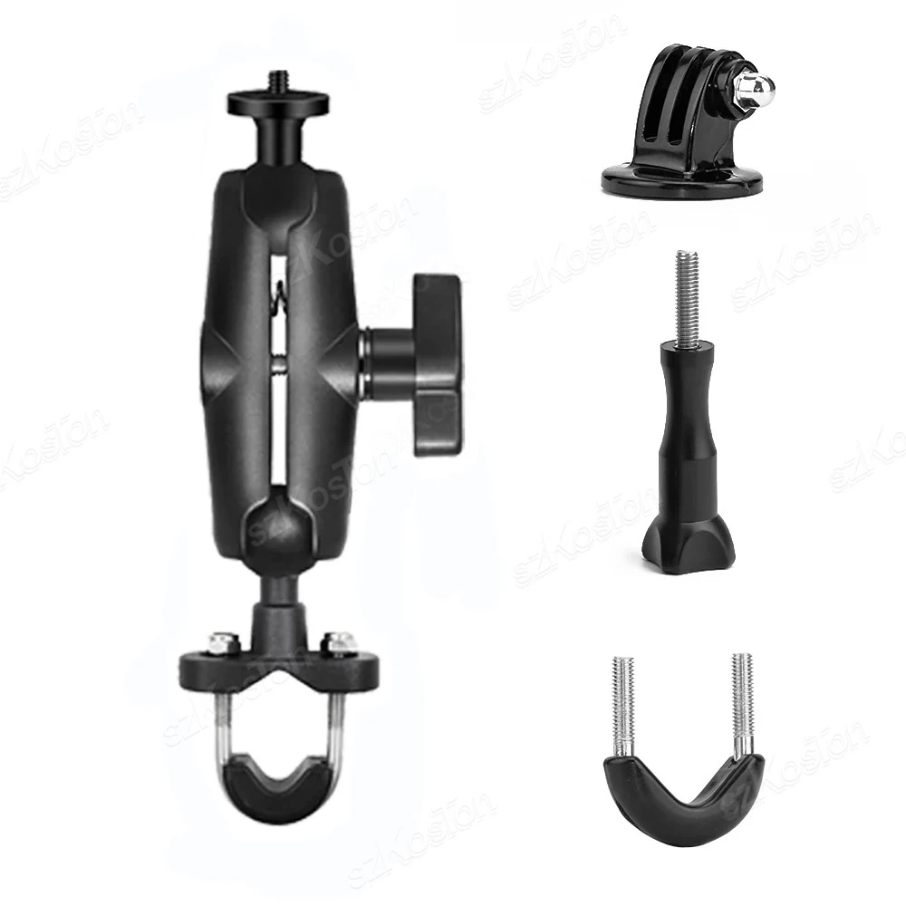 Panoramic Selfie Stick Monopod Mount Handlebar Bracket for Bicycles and Motorcycles