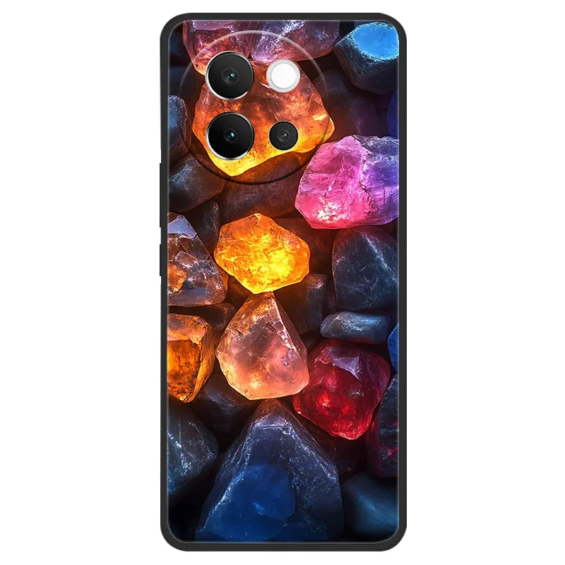 Marble Soft Matte Silicone Back Cover - Full Coverage Phone Shell 6.78 Coque
