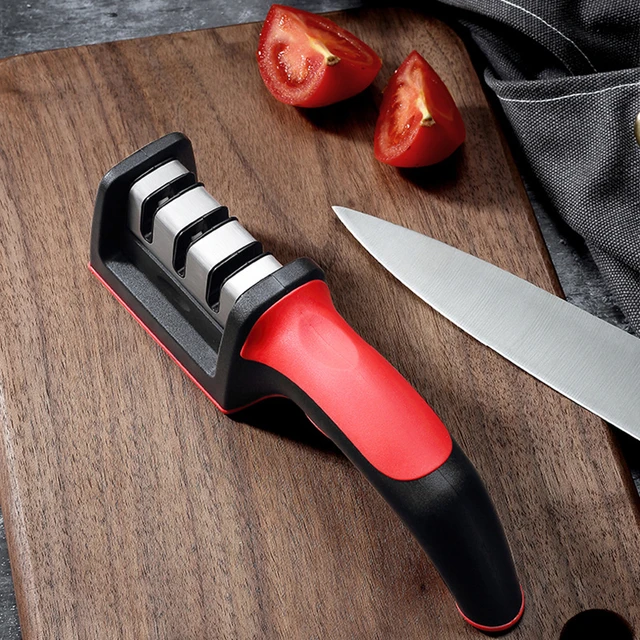 Knife Sharpener Angle Adjustable 4 Stages Scissors Sharpening Stone  Professional Kitchen Grinder Knives Whetstone Sharpener Tool - Sharpeners -  AliExpress