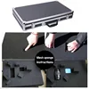 Portables Tool Box with Pre-cut Sponge 58x32x8.5cm Rectangular Tools Boxs Large Capacity Suitcase Hard Aluminium Equipment Case 3