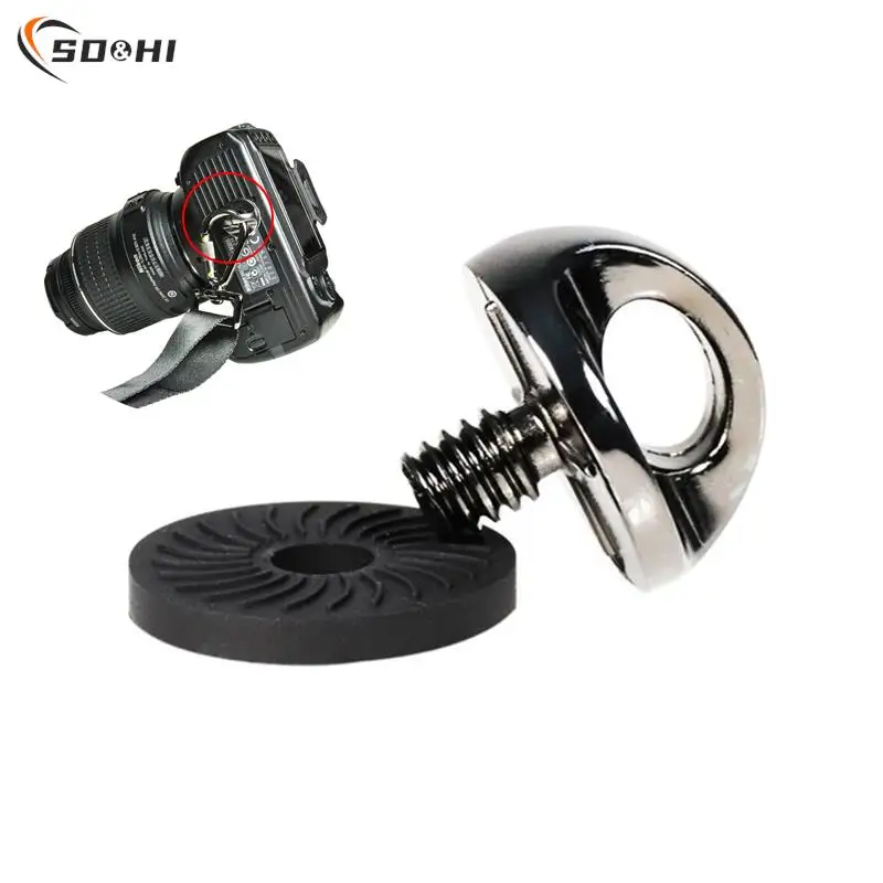 Enhanced Camera Shoulder Strap with Quick-Release Safety Screw and Connection Ring