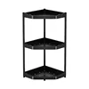 Kitchen Corner Shelf Multi Layers Seasoning Tripod Rack Multifunctional Storage Rack With Hook metal plastic Kitchen Organizer 6