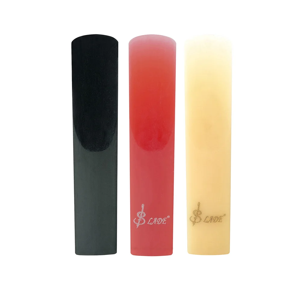 Resin Saxophone Reed Three-pack Three-color for Saxophone Clarinet Woodwind Instrument Accessories saxophone accessories saxophone reeds