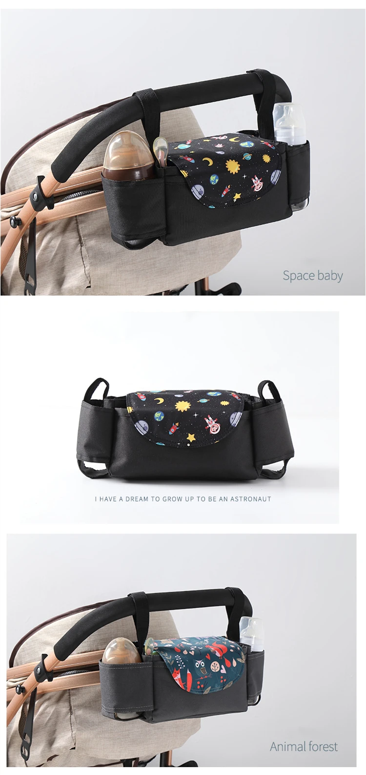 baby stroller accessories best Stroller Organizer Baby Stroller Accessories Cup Holder Trolley Organizer Travel Outdoor Nursing Stuff Diaper Nappy Storage Bag baby stroller accessories desk	