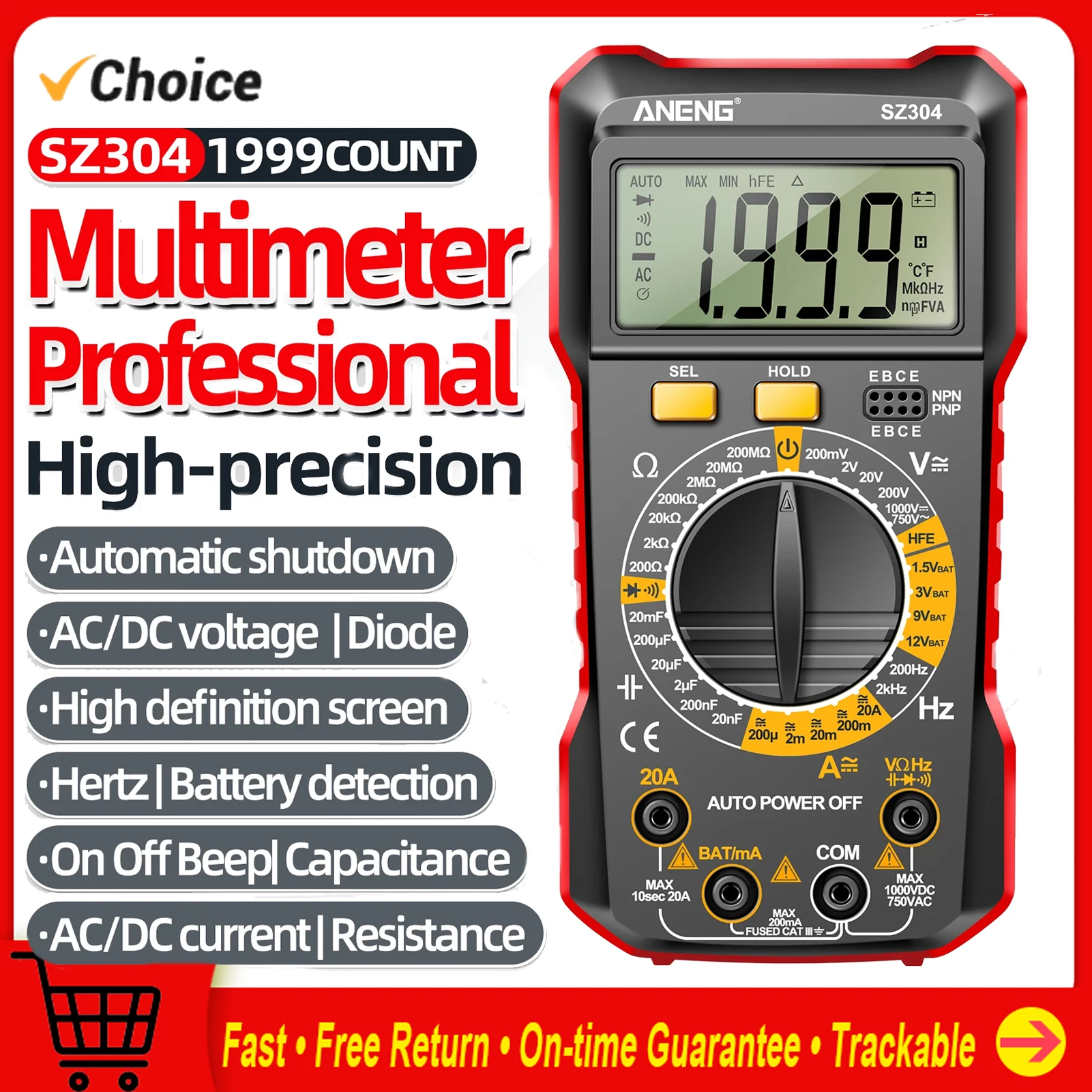 Tester digitale elettronico p6000 con sonda termica batteria valex 1800155