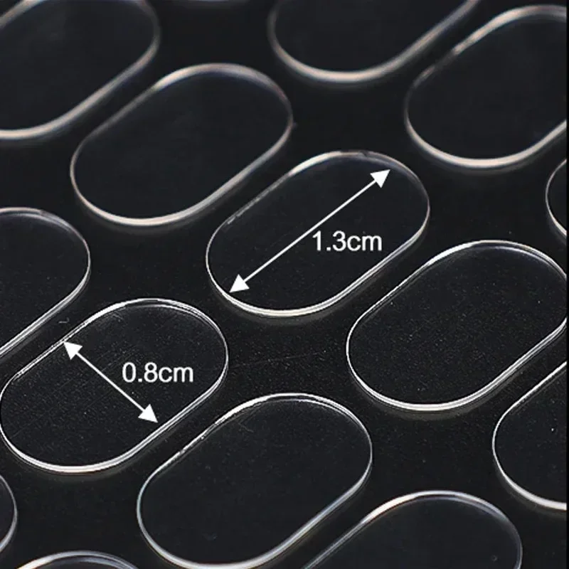 2000/100PCS Self Adhesive Double Sided Dots Transparent Gel Glue Pads for Action Figures Poster Dolls Fixed Patches Sticky Glue self adhesive glue pads