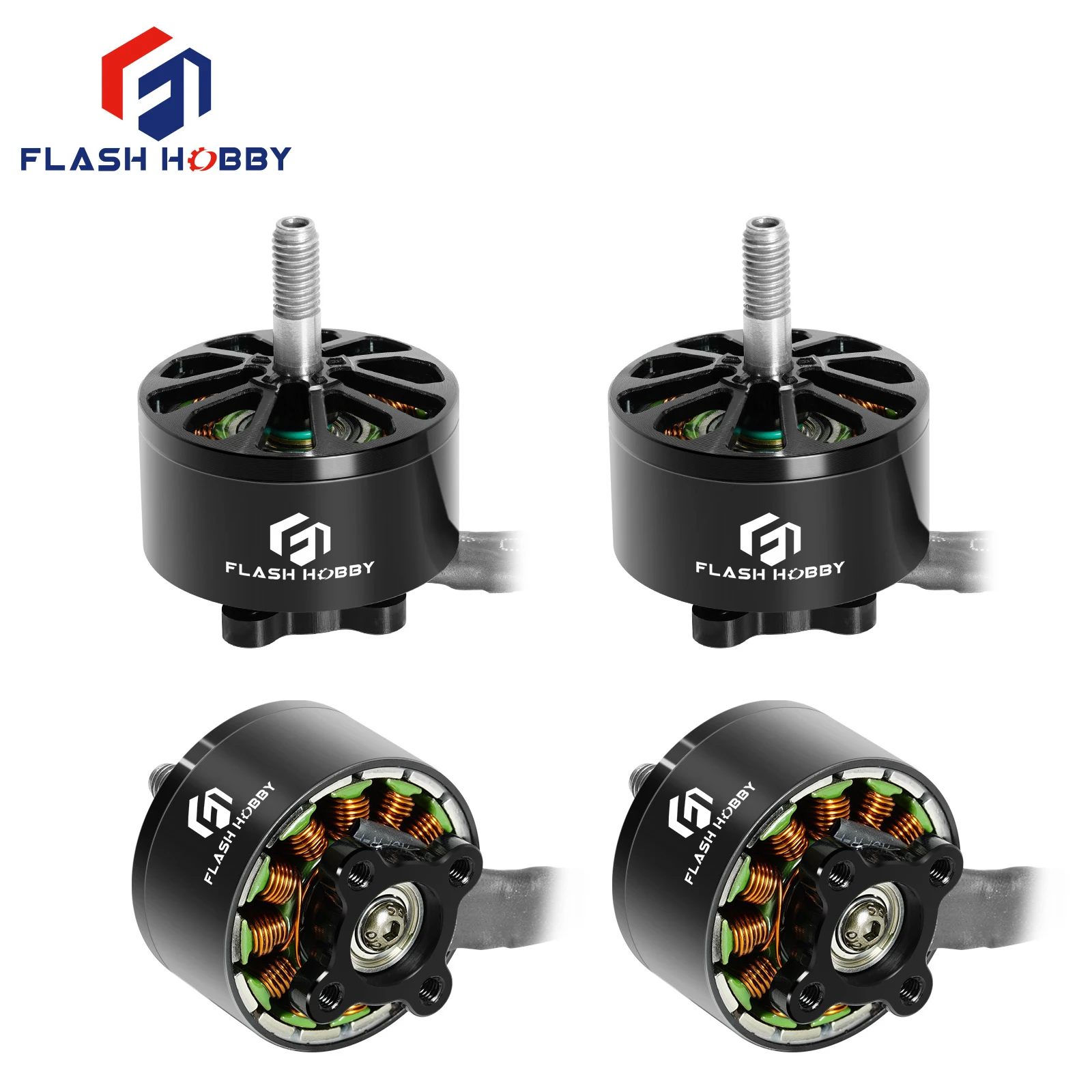 FLASHHOBBY  A2812 2812 900KV 3-6S brushless motoros számára 7 8 9 10 hüvelykes FPV Versenyzés drón