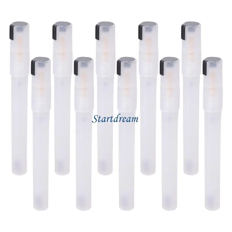 DIY 아트 프로젝트 및 산업용 마킹을위한 10Pack 리필 가능 페인트 마커 펜 팁 K92C가있는 투명 아크릴 잉크 마커