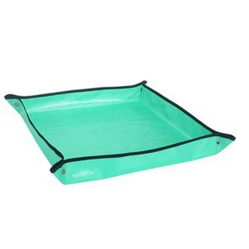 

2Pcs Planting Mat Mat Pad Waterproof Foldable Pot Mat Transplanting Pad