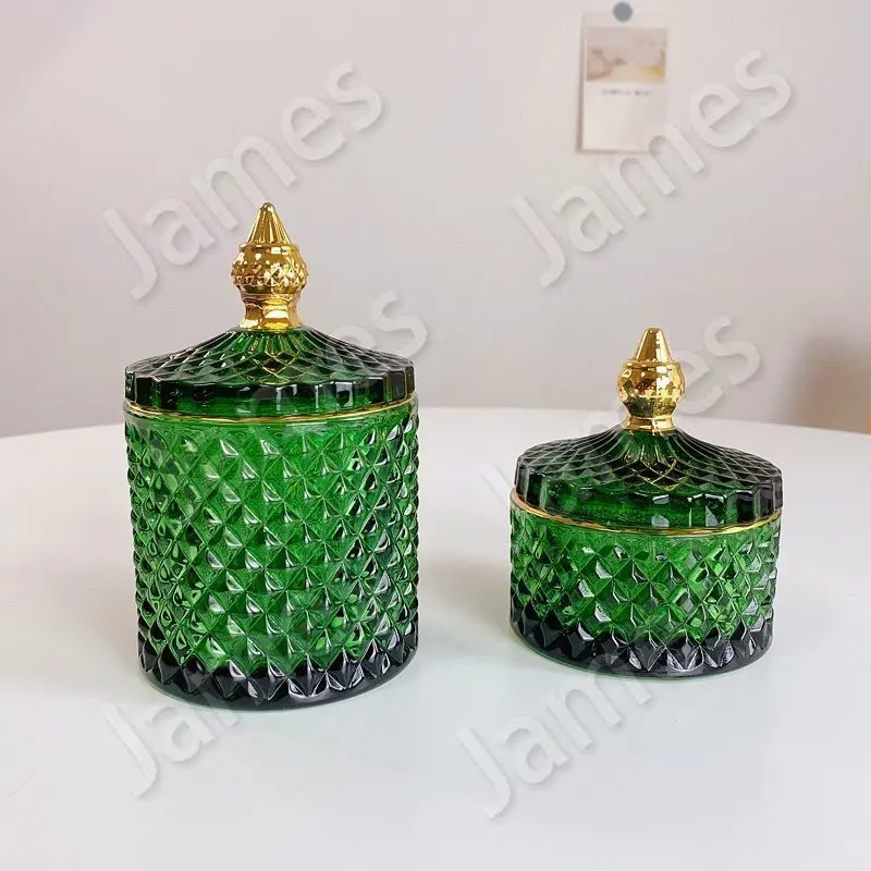 Storage Box Storage Jar Classic Retro Container Glass Bottle Glass Jars and Lids Food Storage Containers Honey Jar Nordic Style Jars