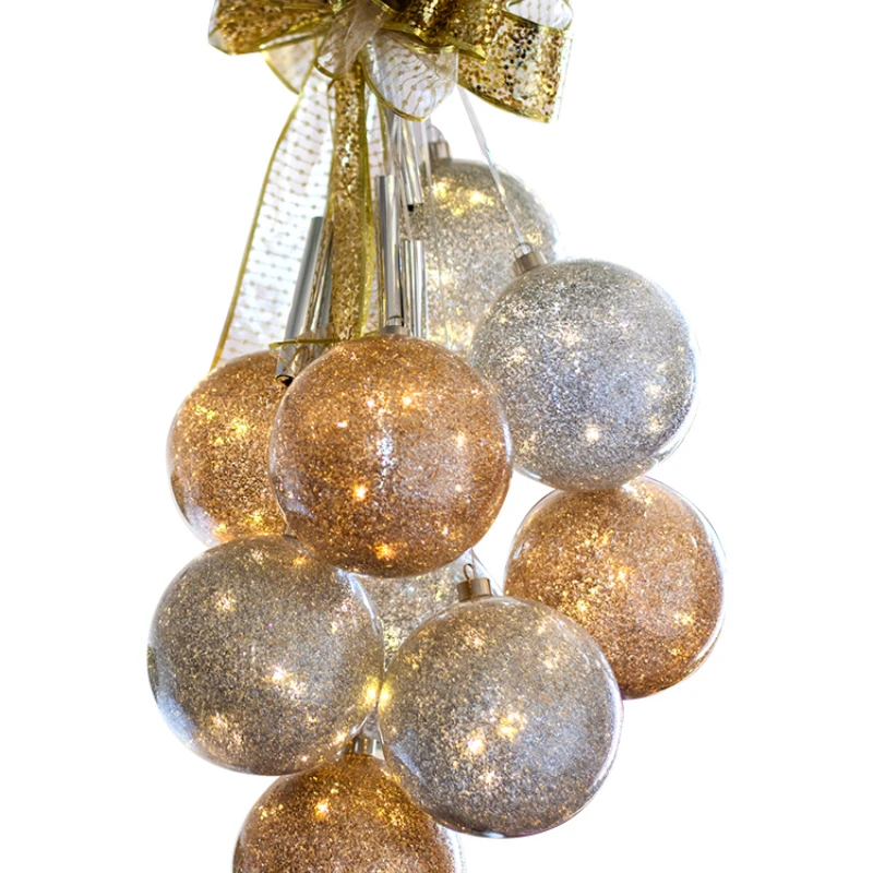 

Oversized Luminescent Lamp Ball Hanging Hanging Ball Christmas Decoration Mall and Shop Ornaments Hanging Accessories