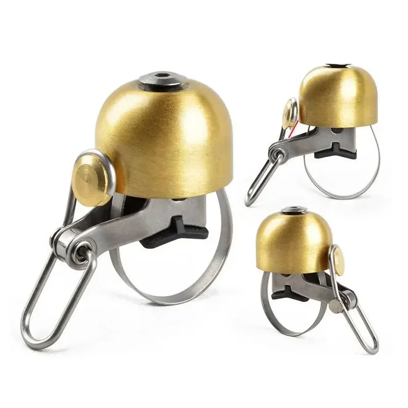 Retro Classical Bicycle Bell Clear Loud Sound Steel Copper MTB Mountain Bike Handlebar Ring Horn Safety Cycling Warning Alarm accessories horn mountain