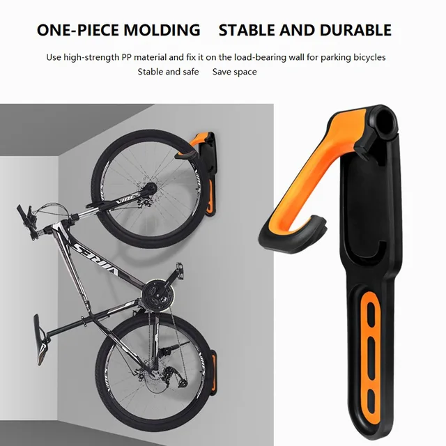 1PC Bicycle Wall Mount Rack Mtb Road Bike Storage Fixed Hanging Hook Bike Support Stand Bracket Holder Cycling Parking Buckle 1PC Bicycle Wall Mount Rack Mtb Road Bike Storage Fixed Hanging Hook Bike Support Stand Bracket Holder Cycling Parking Buckle