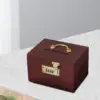 Vintage Style Wooden Box Piggy Bank Organizer Password Lock Collection Treasure Chest Treasure Box for Kids Gifts Souvenir 4