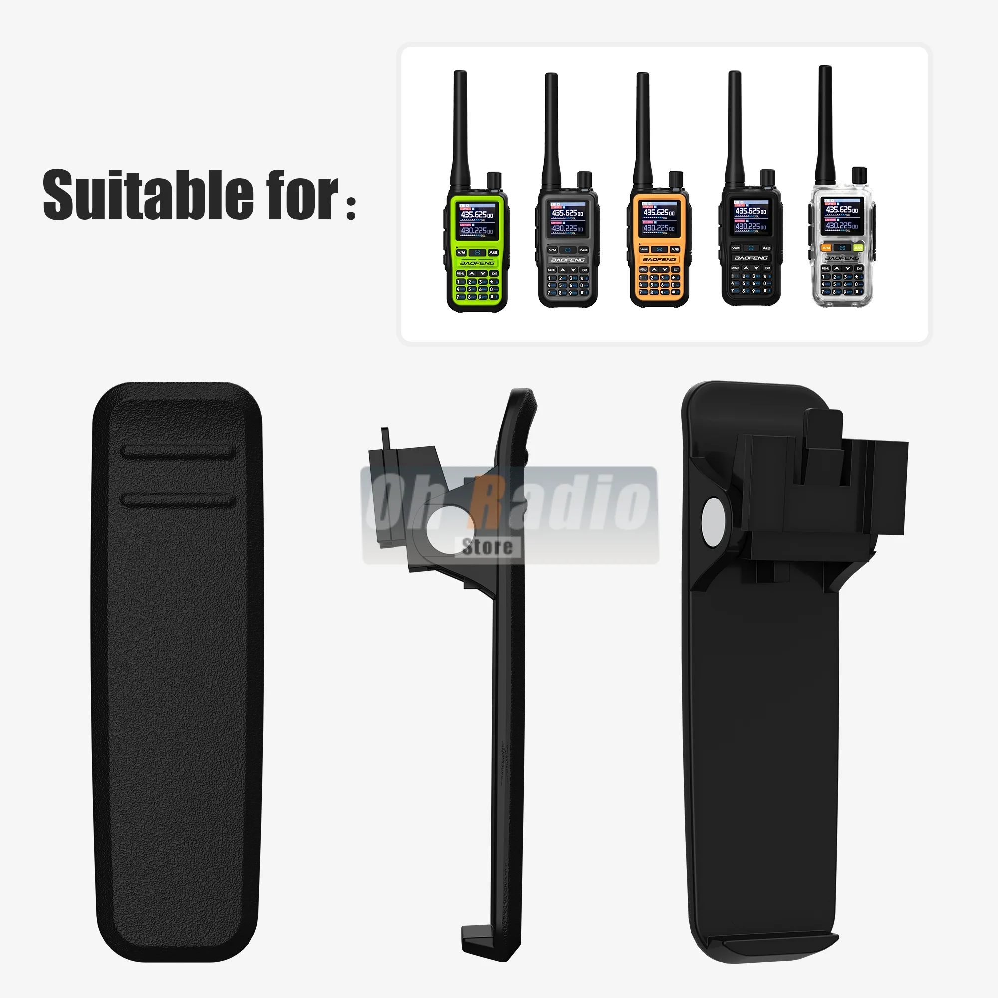 Original Baofeng UV-5R Mini Belt Clip for Walkie Talkie Accessories