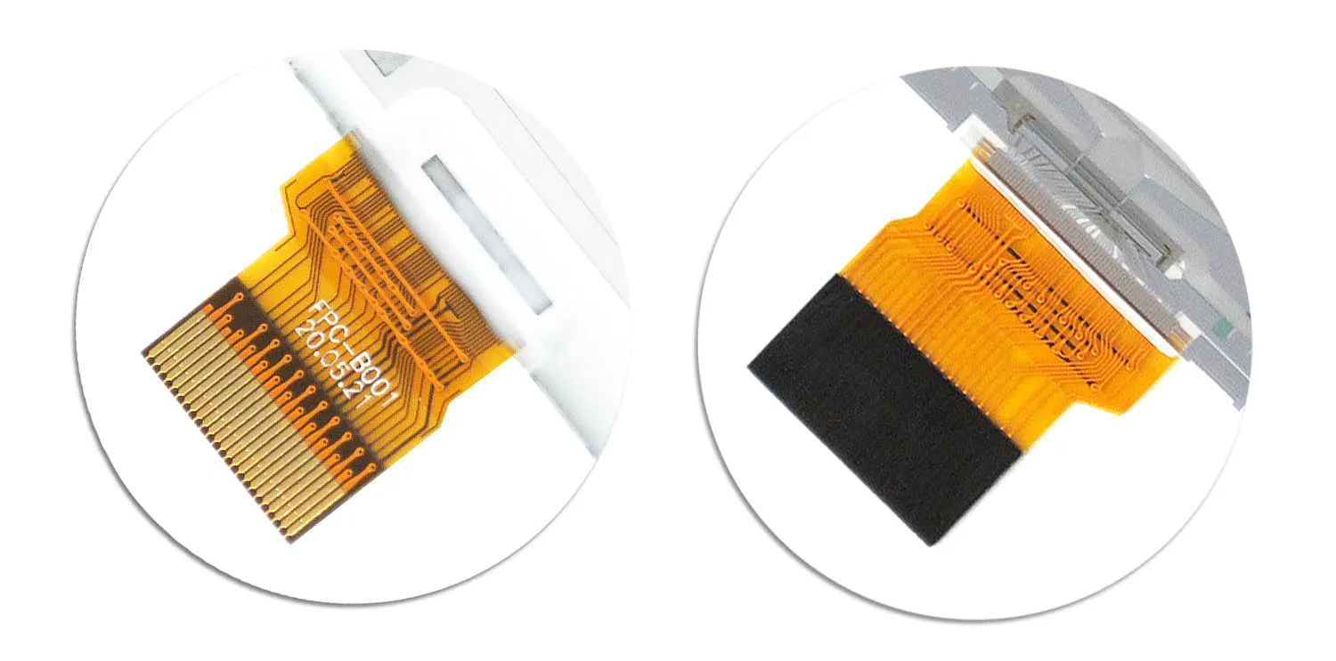 quadrado polegadas display spi epaper hat para