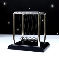Small-Size Metal Newton Pendulum Newton Cradle Balance Steel Balls Pendulum Ball Decor Home decoration Physics Science Pendulum 1