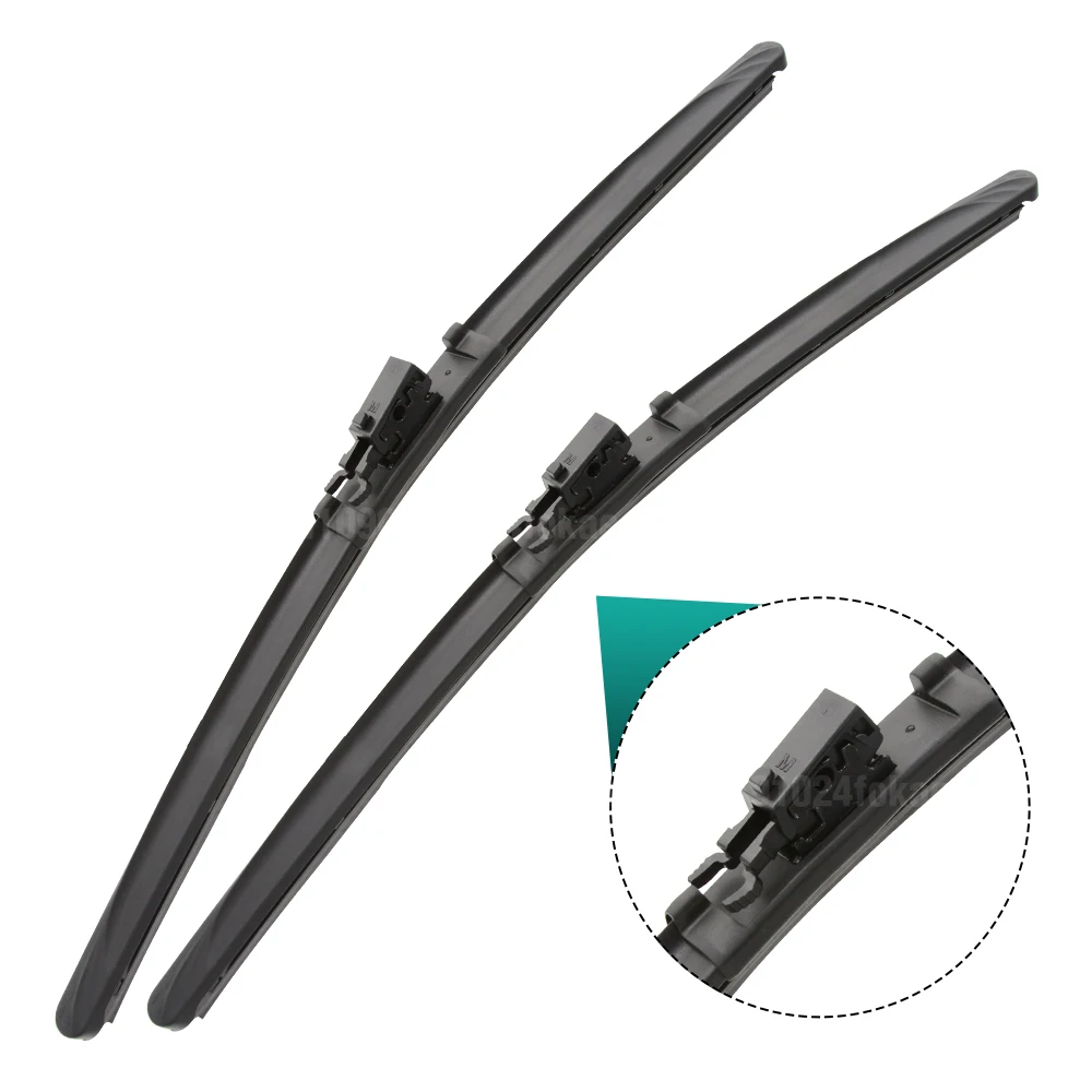Silicone & rubber  Front Wiper Blades Set For Mercedes Benz E-Class W213 S213 2016 - 2023 Windshield Windscreen 24"+22" 2