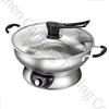 5L Stainless Steel Electric Hot Pot Chinese Hot Pot Twin Divided Hot Pot Cooker 1