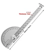Protractor Angle Ruler Dividing Gauge Angle Ruler 180 Degree Semi Circular Carpenter Angle Ruler 14cm 1PC 2