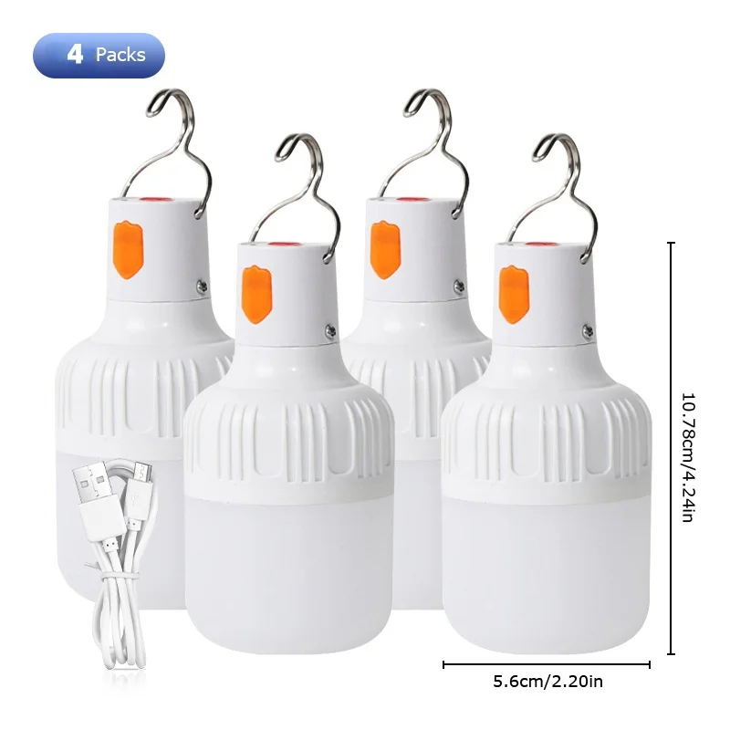 Rechargeable LED Emergency & Camping Lights – Portable Hookup