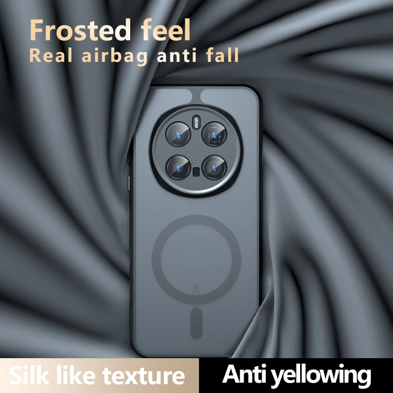 Shockproof Magnetic Matte Anti-Fingerprint Transparent Case