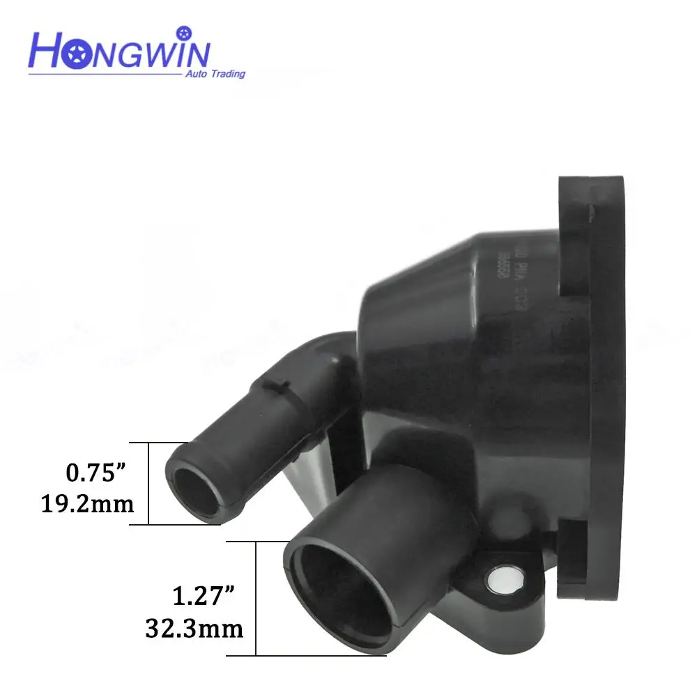 Thermostat Cover Case For Honda CR-V CRV 2.4L 2002 2003 2004 2005 2006, Civic 1.7L 2002-2005 OEM: 19320PNA003 19320-PNA-003