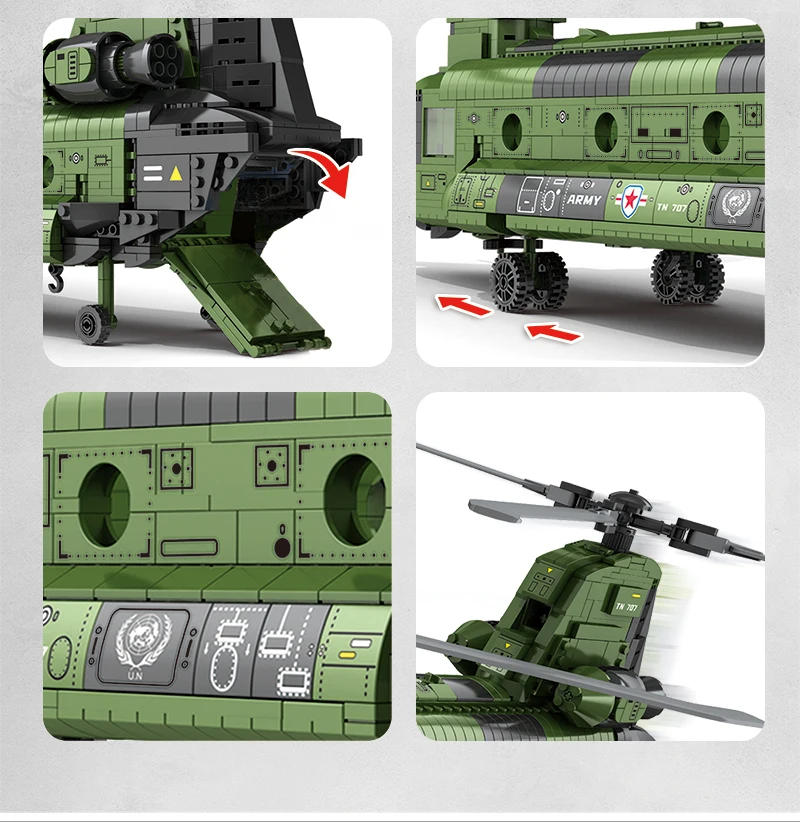 Lego Technic Hélicoptère de chasse militaire