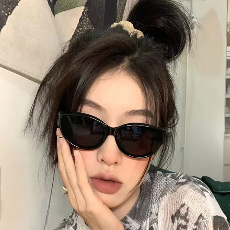 

New fashion men and women trend cat-eye sunglasses Spice Girls Hipster Cool Sunglasses Retro candy color gradient sunglasses